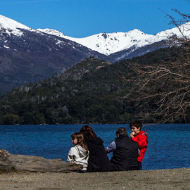 Atividades no Lago Gutiérrez Lado Oeste