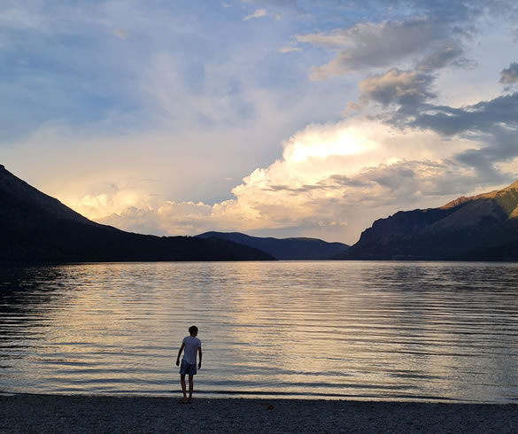 Atividades no Lago Gutiérrez