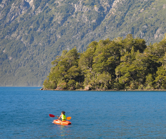 Atividades no Lago Mascardi