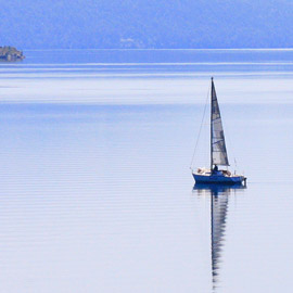 Sailing in Steffen Lake
