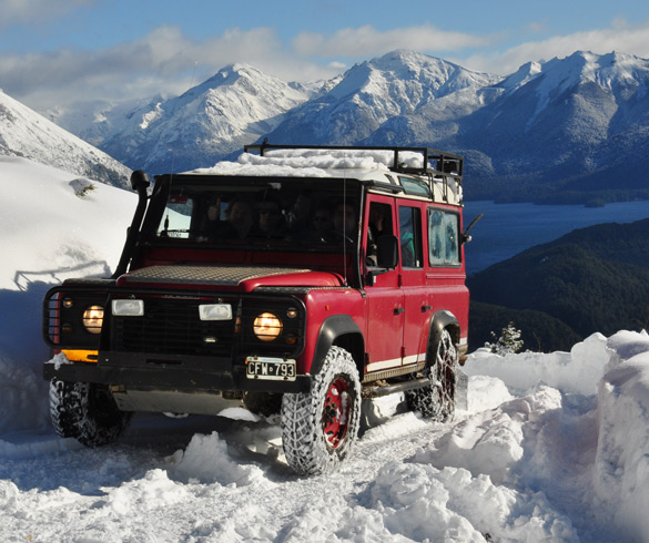 Actividades de Travesía 4 x 4 en la nieve