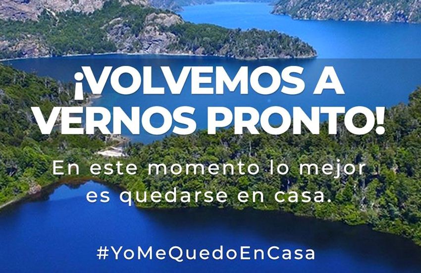 Bariloche se suma a la campaña #YoMeQuedoEnCasa
